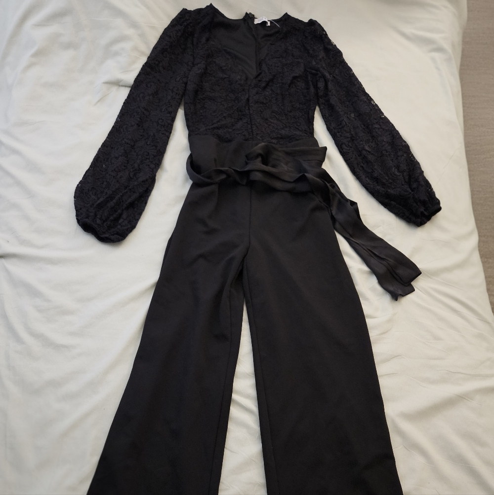 Black Lace Jumpsuit